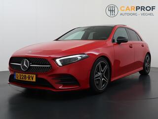MERCEDES-BENZ A-KLASSE 200 Business Solution AMG Styling Panoramadak HUD Burmester Camera Sfeerverlichting Automaat