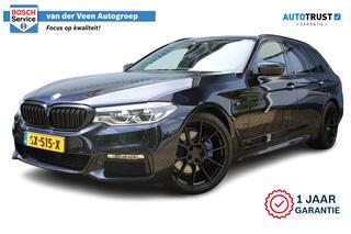 BMW 5-SERIE Touring 530i High Executive M-sport | Incl. 12 maanden garantie | Panoramadak | Dodehoek detectie | Geheugenstoelen |  Parkeercamera | Standkachel | Head-up display | Elektrisch uitklapbare trekhaak | Stoelverwarming | Draadloze telefoonlader | Luxe leder