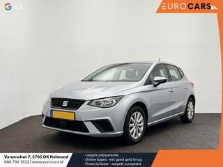 SEAT IBIZA 1.0 TSI 110 pk DSG Urban Silver Full LED Navi 9,2 inch CarPlay Climatronic PDC Cruise Lane Assist Front Assist DAB+ 15 inch LMV