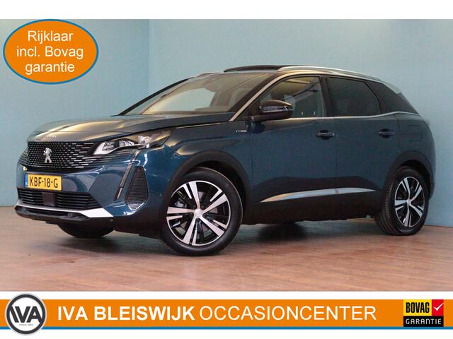 Peugeot 3008 1.6 HYbrid 225 GT | NAVI / APPCONNECT | CAMERA + PDC | SCHUIF / KANTELDAK | ADAP CRUISE | LANE-ASSIST / WARNING |