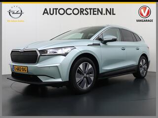 SKODA Enyaq iV 80 SOH 90% Panoramadak 3-Zone Ecc Adap.Cruise Camera Navi Apple Carplay Android Auto Pdc Stoel+Stuurverwarming Lmv Led Privacy Glas Keyless advanced Dodehoek detectie File assistent Verkeersbord detectie 1e Eigenaar Dealeronderhouden Origineel Nederlandse