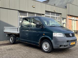 VOLKSWAGEN TRANSPORTER 2.5 TDI 340 4Motion DC Openlaadbak Pick-up 4x4 Trekhaak 2500kg trekgewicht 5-Persoons Euro 4 Koppeling lawaai !!
