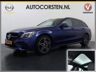MERCEDES-BENZ C-KLASSE Estate 300 EQ Hybrid Business Sol. AMG Night Ltd Panoramadak Trekhaak Navi 360�Camera Stoelverwarming Apple Carplay Android Auto Matrix Led Lmv Privacy Glas Elek. Privacy Glas Bluetooth Elek.Achterklep Led 1.800KG Trekgewicht 1e Eigenaar Dealeronderhouden