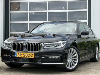 BMW 7-SERIE 740i High Executive 326pk | Achterasbesturing | Cruise control adaptief met stop&go | Dodehoek detector | Elektrisch glazen schuif-/kanteldak | Laser LED koplampen | Rondomzicht camera | Stoel ventilatie voor | Dealer onderhouden!