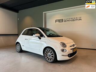 FIAT 500 0.9 TwinAir TURBO AUTOMAAT LOUNGE-uitv|LM-VELGEN|AIRCO|NAVIGATIE|BLUETOOTH|ISOFIX|USB+AUX|nweAPK+O.H.BEURT BIJ AFLEVERING