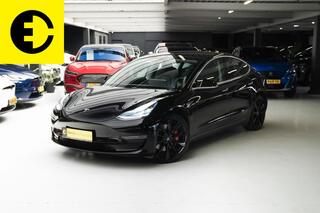 TESLA Model 3 Performance AWD 75 kWh | zwarte LMV | Stoelverwarming
