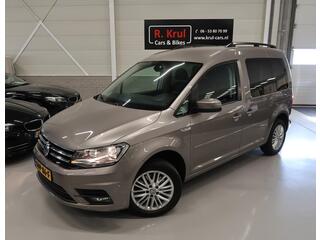 VOLKSWAGEN CADDY 1.4 TSI Comfortline 5 zitplaatsen, 2x schuifdeur, airco-ecc, app connect, stoelverwarming, pdc, multifunctioneel stuurwiel, extra getint glas, boekjes aanwezig, sportvelgen
