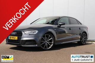 AUDI A3 Limousine 1.5 TFSI CoD Sport S Line Edition Automaat 150PK Black Optic 19 inch RS Velgen Navigatie Clima Cruise Full LED