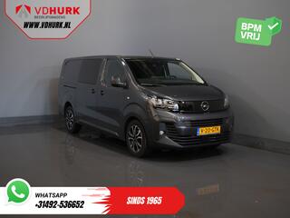 OPEL VIVARO 2.0 180 pk Aut. DC Dubbel Cabine 2xSchuifdeur/ 2.5t.Trekverm./ Afn.Trekhaak/ Climate/ Carplay/ Stoelverw./ Stuurverw./ Navi/ Camera/ Cruise/ 17