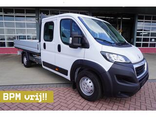 PEUGEOT BOXER 2.2 BlueHDi 165PK L4 Pick-up dubbelcabine Airco | Cruise | Apple CP-Android  Auto 7 Persoons
