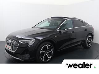 AUDI e-tron Sportback 55 quattro S edition 95 kWh | 408 pk | SoH 100% | Trekhaak | Virtuele buitenspiegels | Panoramadak | Head-up display | Matrix LED koplampen |