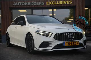 MERCEDES-BENZ A-KLASSE 200 Launch Edition Premium Plus AMG panoramadak AMBIENT Apple Carplay Brake assist Camera Multimedia Getint glas 19