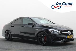 MERCEDES-BENZ CLA-KLASSE AMG 45 4MATIC Memory, Sfeerverlichting, Harmen & Kardon, Apple Carplay, ACC, 19