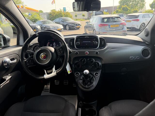 Fiat 500 ABARTH 1.4 T-Jet Turismo 595 | 70TH ANNIVERSARY | NARDO GREY | NAVIGATIE | APPLE/ANDROID CARPLAY | PISTA | LED | AIRCO | PARKEER SENSOREN