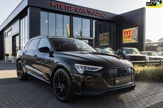 AUDI e-tron 55 quattro Advanced S edition 95 kWh, Black Pack, Pano, 21 inch, Luchtvering!