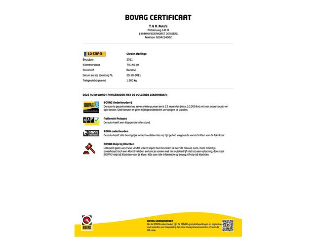 Citroen Berlingo 1.6 VTi 120 XTR 1e Eigenaar 79.100 km +NAP NL-auto