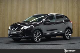 NISSAN QASHQAI 1.2 Tekna | Panoramadak | Afneembare Trekhaak | Cruise-control | 360� Camera | Clima | Leder | Parkeersensoren V+A | Stoelverwarming | Navigatie | Keyless | LM Velgen | Dodehoekdetectie
