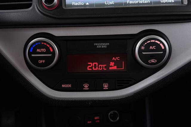KIA Picanto 1.0 CVVT ComfortPlusLine Navigator NAVIGATIE, CLIMA, CAMERA, LM VELGEN, STUURBEDIENING, CRUISE