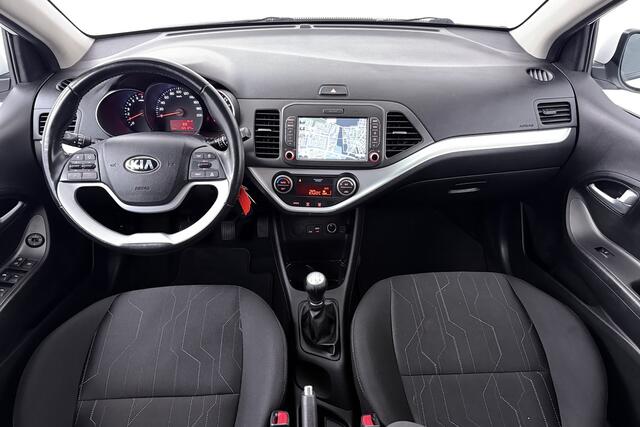 KIA Picanto 1.0 CVVT ComfortPlusLine Navigator NAVIGATIE, CLIMA, CAMERA, LM VELGEN, STUURBEDIENING, CRUISE