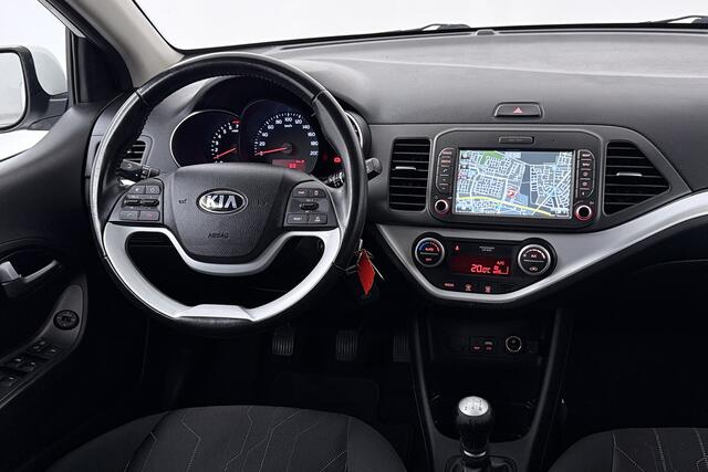 KIA Picanto 1.0 CVVT ComfortPlusLine Navigator NAVIGATIE, CLIMA, CAMERA, LM VELGEN, STUURBEDIENING, CRUISE
