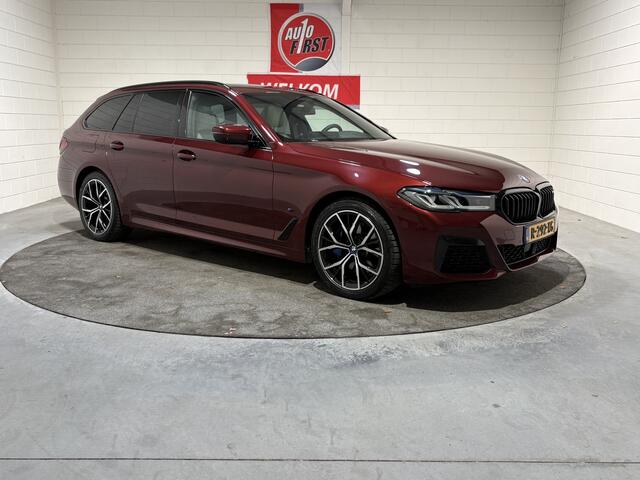 BMW 5-Serie Touring 530e xDrive High Executive M Sport, Softclose, Luchtvering, Laser, Pano, 19 inch, Afn. trekhaak, Camera, Cruise, Elect stuurkolom, Har