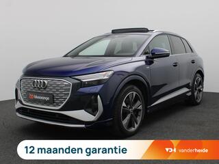 AUDI Q4 e-tron 50 quattro Launch edition S Competition 77 kWh SOH 89,74%, Panoramadak, Trekhaak, Stoelverwarming, Navi, Achteruitrijcamera, 20