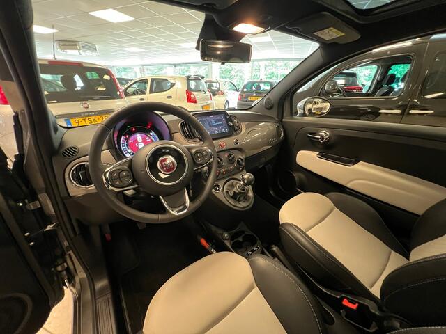 Fiat 500 1.0 Hybrid Dolcevita Lederen bekleding, Panoramdak, Navigatie.