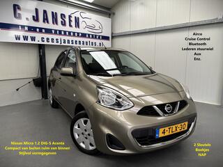 NISSAN MICRA 1.2 DIG-S Acenta Prachtige auto! | Airco | Bluetooth telefoonvoorbereiding | Cruise control