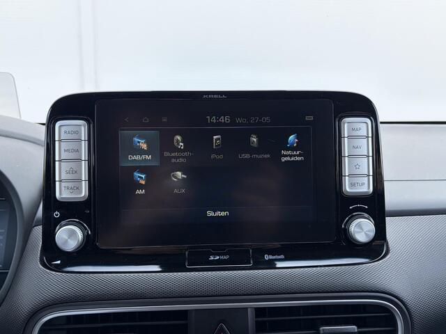 Hyundai Kona EV Premium 64 kWh SOH 100 % 1 Fase / Lichtmetalen velgen 17 / Cruise control adaptief met Stop&Go en stuurhulp / Airco automatisch /