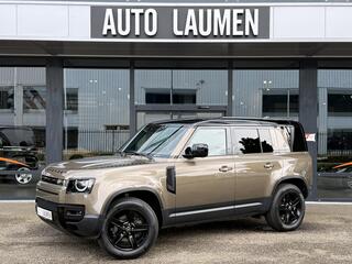 LAND ROVER DEFENDER 3.0 D200 110 MHEV SE Black Pack Grijs Kenteken Panodak Luchtvering 20 Inch Leder Meridian