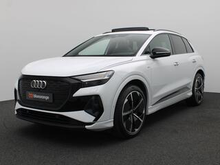 AUDI Q4 e-tron 50 quattro S edition 77 kWh 299PK Aut. SOH 95% Warmtepomp, Pano-schuifdak, 21