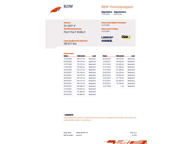 Fiat Doblo 1.4 Malibu 5 persoons NL AUTO NAP Airco l PDC l 2 x schuifdeur l Elek pakket TOPSTAAT l Goed onderhouden