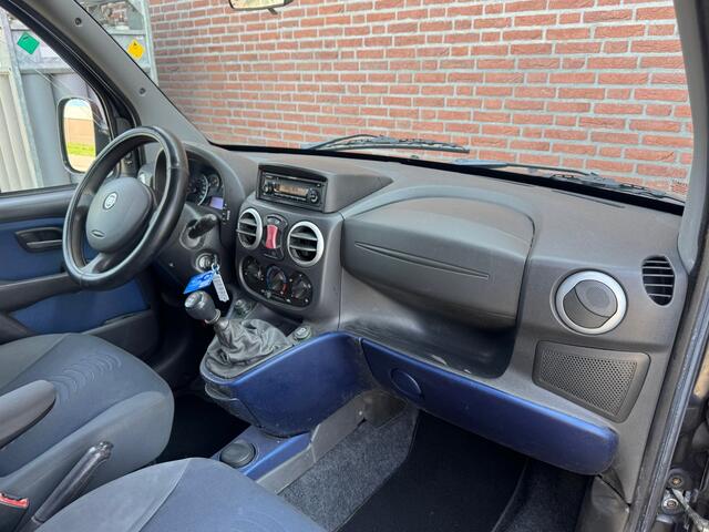 Fiat Doblo 1.4 Malibu 5 persoons NL AUTO NAP Airco l PDC l 2 x schuifdeur l Elek pakket TOPSTAAT l Goed onderhouden