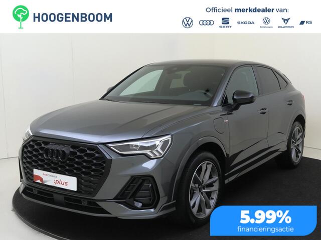 Audi Q3 Sportback 45 TFSI e S Edition | SoH 96% | SONOS audio | 360 camera | Keyless | Dodehoek detectie | Navigatie Plus | Optiek zwart Plus | Cruise cont