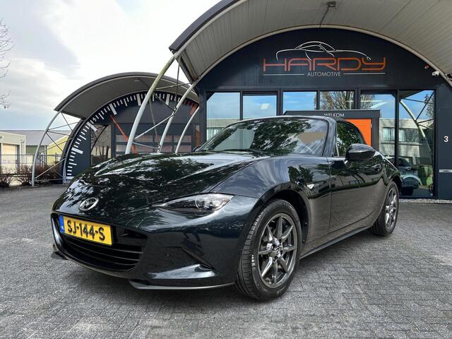 Mazda MX-5 1.5 SkyActiv-G 131 GT-M Zwart / Bruin Leder NL-Auto 100% Dealer Onderhouden