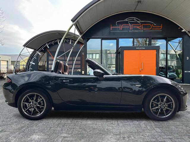 Mazda MX-5 1.5 SkyActiv-G 131 GT-M Zwart / Bruin Leder NL-Auto 100% Dealer Onderhouden