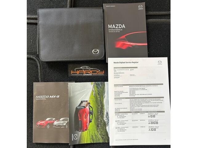 Mazda MX-5 1.5 SkyActiv-G 131 GT-M Zwart / Bruin Leder NL-Auto 100% Dealer Onderhouden