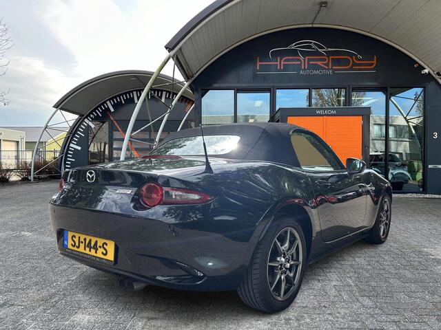 Mazda MX-5 1.5 SkyActiv-G 131 GT-M Zwart / Bruin Leder NL-Auto 100% Dealer Onderhouden