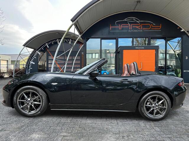 Mazda MX-5 1.5 SkyActiv-G 131 GT-M Zwart / Bruin Leder NL-Auto 100% Dealer Onderhouden