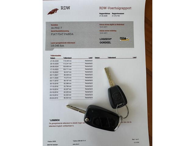 Fiat Panda 1.2 Active APK 11-2026 - NAP -  NL AUTO