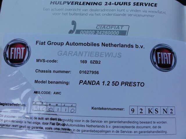 Fiat Panda 1.2 Presto AIRCO  A.P.K 26-05-2027 