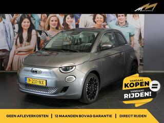 FIAT 500 La Prima 42 kWh - Panoramadak! - Lederen bekleding - Dodehoek - Stoelverwarming - Adaptive cruise