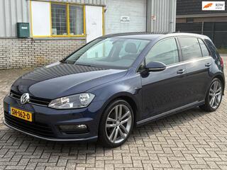 VOLKSWAGEN GOLF 1.2 TSI 110 PK 6 BAK Bj 2016 R-Line Sport 5 Deurs Ecc Navi Cruise Pdc Stoelverwarming Elec.Pakket 18 Inch