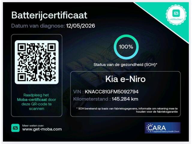 KIA E-Niro DynamicPlusLine 64 kWh SOH100% 1E EIG DEALEROND NAP|PANO|CAMERA|STOEL+STUURVRM|LEER|LED|ADAPT.CRUISE|LANE.ASSIST|