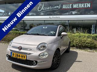 FIAT 500 1.2 Star Powder Pink Glazen panoramadak - Climate control - Parkeersensor achter - Cruise control - Mistlampen - Licht metalen velgen 16 inch - Bluetooth - Radio - Stuur multifunctioneel - Elektrische ramen - Lederen bekleding -  Extra getint glas achter