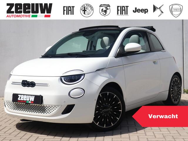 Fiat E-500 Cabrio La Prima by Bocelli 42 kWh | JBL | Winter | Camera | 17