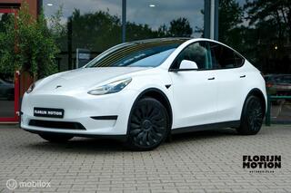 TESLA Model Y RWD 58 kWh | Autopilot 3.0 Ryzen | Stoel en stuurwielverw. | 1e eigenaar | Premium interieur | Pearl White | Spoiler | LFP batterij | SOH 93%