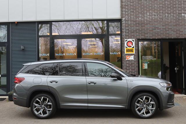 Skoda Kodiaq iV 1.5 TSI PHEV Sportline Pano/Matrix LED/ACC/Keyless/Camera/20/Elek. stoel+mem/Trekhaak wegkl.