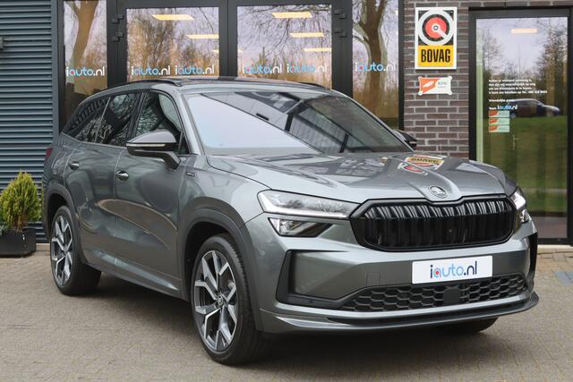 Skoda Kodiaq iV 1.5 TSI PHEV Sportline Pano/Matrix LED/ACC/Keyless/Camera/20/Elek. stoel+mem/Trekhaak wegkl.