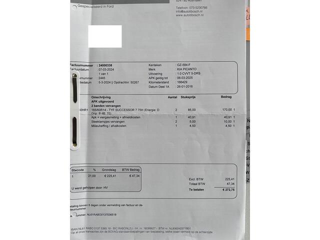 KIA Picanto 1.0 CVVT ComfortLine/5drs/Airco/USB/Zuinig & ¤24 per mnd